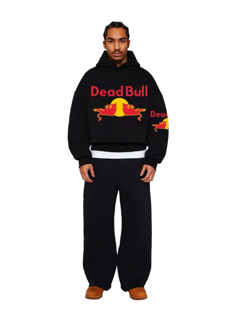 CUMIN DEAD B Black Oversized Hoodie
